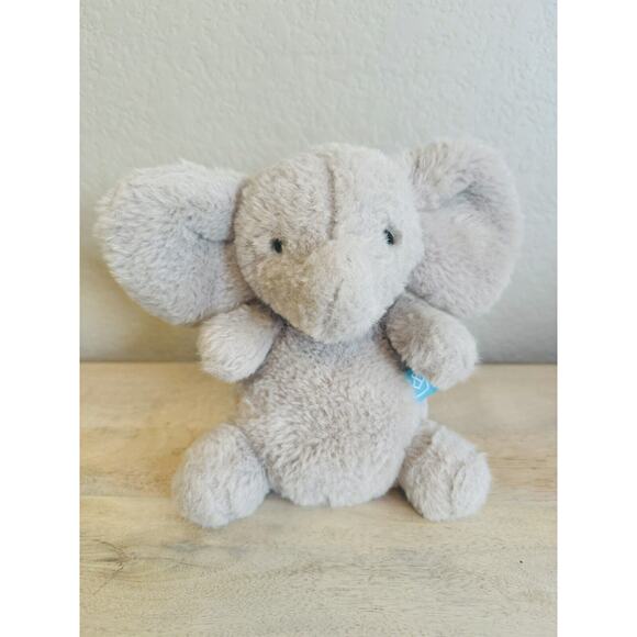 Manhattan Toy Company Petite Elephant Plush Stuffed Animal Toy Gray 7” - Picture 1 of 5